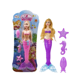 BONECA SEREIA C/ACESS.ACENDE LUZ 7401
